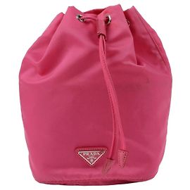 Prada Bolso tipo cubo Rosa
