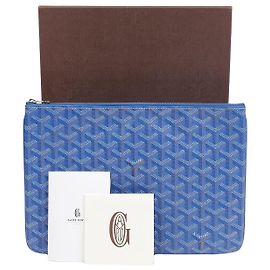 Goyard Clutch Sena MM Blu