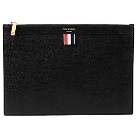 Thom Browne Three Stripes Small Clutch Black