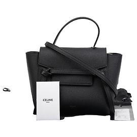 Céline Belt Nano Tote Shoulder Bag Black