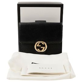 Gucci Interlocking Wallet Black