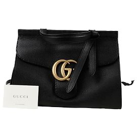 Gucci GG Marmont Small Tote Schultertasche Schwarz