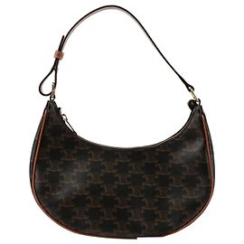 Céline Bolsa hobo média Ava Marrom