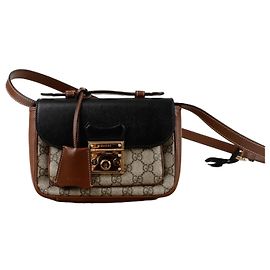 Gucci Padlock Mini Tote Shoulder Bag Black