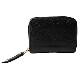 Louis Vuitton Zippy Geldbörse Schwarz