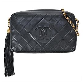 Borsa a Spalla Chanel Matelassé con Catena Nero