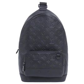 Louis Vuitton Monogram Shadow Racer Sling Bag M46107 Black