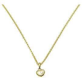 Collier Pendentif Cœur Happy Diamonds de Chopard Doré