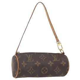LOUIS VUITTON Monedero Papillon Monograma LV Auth 161312 Monograma