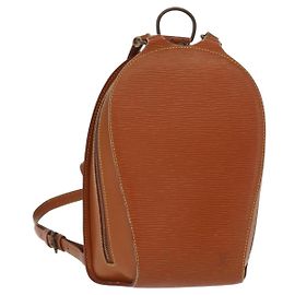 LOUIS VUITTON Mochila Epi Mabillon Zipangu Oro M52238 LV Auth 158628 Otro