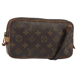 LOUIS VUITTON Bolsa de Ombro Monogram Marly Bandouliere M51828 LV Auth 161643 Monograma