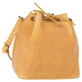 LOUIS VUITTON Borsa a Spalla Petit Noé Epi Gialla M44109 LV Auth 161101 Giallo