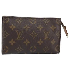 LOUIS VUITTON Monogram Bucket PM Accessory Pouch LV Auth 162695 Monogram