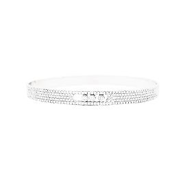 Pulsera Messika, "Bangle Pavé Move Noa", oro blanco y diamantes. Otro