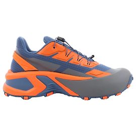 Diesel D-Cage Sneakers in Navy Blue x Orange, Size 43 EU Orange
