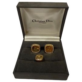 Gemelli Christian Dior Logo CD Oro D'oro
