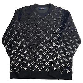 Louis Vuitton Gradient Monogram Fil Sweatshirt Multicolor Black White Multiple colors Grey Monogram