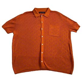 Louis Vuitton Camicie Arancione Monogramma