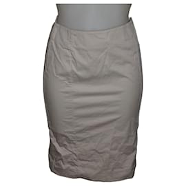 Falda Prada de algodón beige Beige