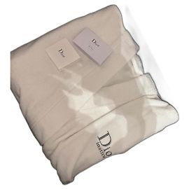 Christian Dior terry bathrobe White