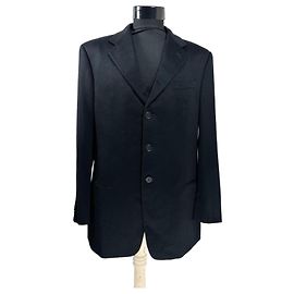 Giorgio Armani Black Cashmere Blazer Black