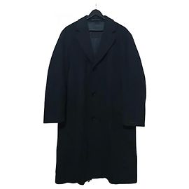 Autre Marque Black Cashmere Coat Men Size L Black