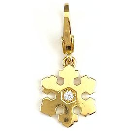 Bulgari Pingente Floco de Neve Bvlgari em Ouro Amarelo Amarelo
