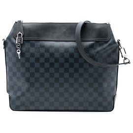 Messenger Greenwich Damier Cobalt Blu di Louis Vuitton Blu Blu navy