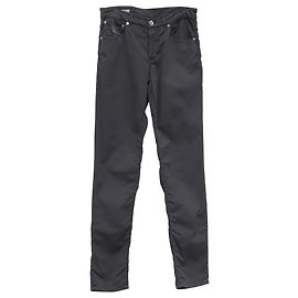 Graue Baumwoll-Slim-Fit-Jeans mit mittlerer Taille von Brunello Cucinelli Grau