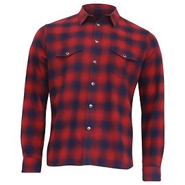 Camicia in flanella a quadri con bottoni Givenchy in cotone multicolore Multicolore