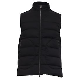 Herno Legend Matte Down Puffer Vest in Black Nylon Black