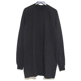 T-shirt Baseball a Maniche Lunghe Rick Owens Nero