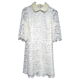 Dolce & Gabbana Dolce&Gabbana Lace Dress Beige Cream