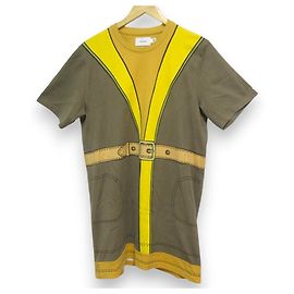 Vestido com fivela Trompe L'oeil Coach Marrom Outro