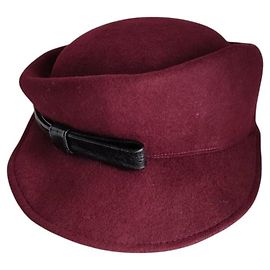 Autre Marque cappello LUX Melton di Misa Harada Marrone Bordò