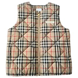 Burberry-Burberry Quilted Check Vest-Multiple colors,Beige