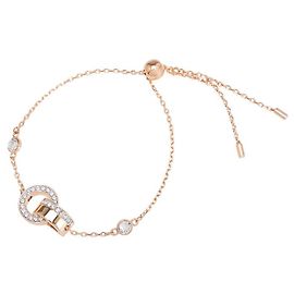 Swarovski Dextera Interlocking Loop Bracelet Golden