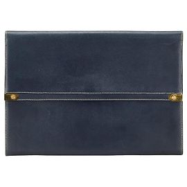 Loewe Leder Clutch Tasche Schwarz
