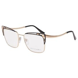 Bulgari Occhiali da sole Cat Eye Bvlgari Nero Multicolore D'oro
