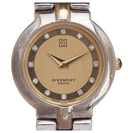 Montre en acier inoxydable à quartz Givenchy Doré
