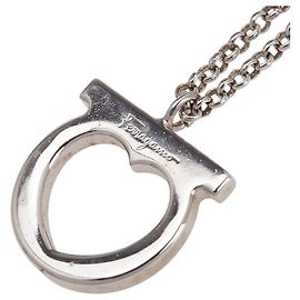 Collana Cuore Gancini Salvatore Ferragamo Argento