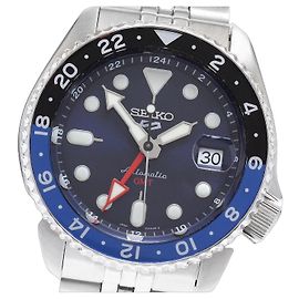Relógio Seiko Sport 5 Batman Preto Branco Azul