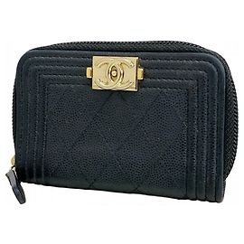 Billetera/monedero Chanel Boy Negro