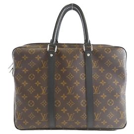 Sac à main Louis Vuitton Monogram Macassar Marron