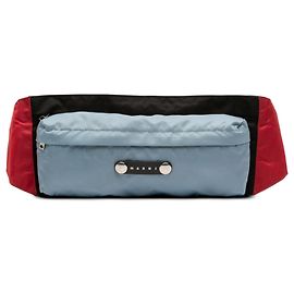 Bolso de cinturón de nylon tricolor azul Marni Azul Azul claro