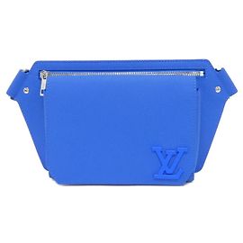 Louis Vuitton LV Aerogram Takeoff Sling Shoulder Bag Blue