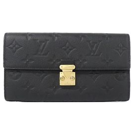 Carteira Sarah Metis em Monogram Empreinte Louis Vuitton Preto