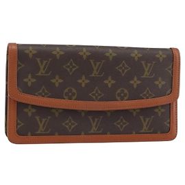 Pochette Monogram Canvas PM Louis Vuitton Donna Marrone