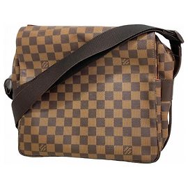 Louis Vuitton Damier Naviglio Shoulder Bag Damier ebene