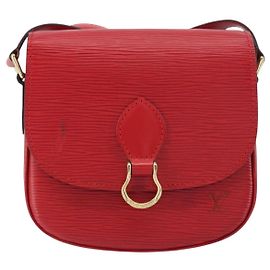 Bolsa de mão Saint Cloud em couro Epi PM Louis Vuitton Vermelho